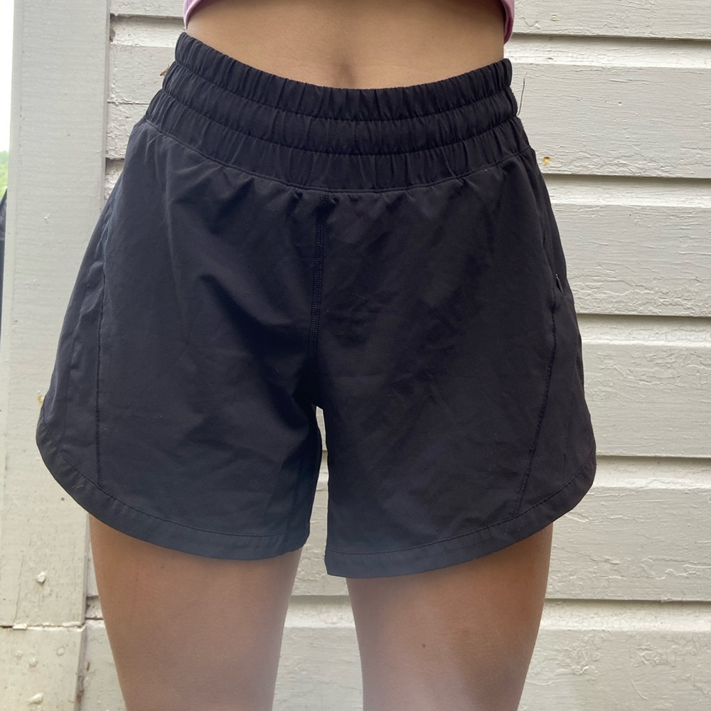 Lululemon black shorts.